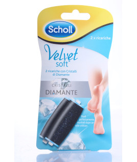 Velvet Soft 2 Ricariche Roll Cristalli Di Diamante Pedicure Professionale