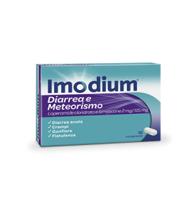 Imodium Diarrea E Meteorismo 12cpr