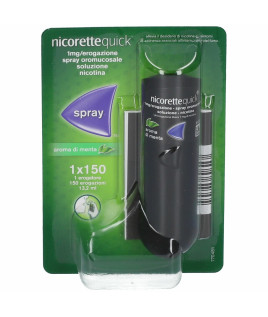 Nicorettequick spray 1flacone 150dosi aroma menta