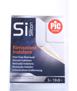 Pic Cerotto Post Operatorio Silicone 10x8cm 5 Pezzi