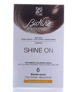BIONIKE SHINE ON Trattamento colorante capelli BIONDO SCURO 6