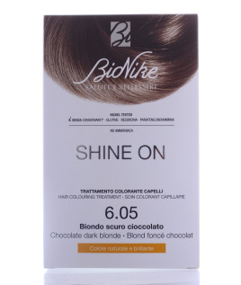 BIONIKE SHINE ON Trattamento colorante capelli BIONDO CIOCCOLATO 6.05