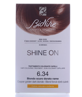 BIONIKE SHINE ON Trattamento colorante capelli BIONDO RAMATO 6.34