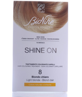 BIONIKE SHINE ON Trattamento colorante capelli BIONDO CHIARO 8