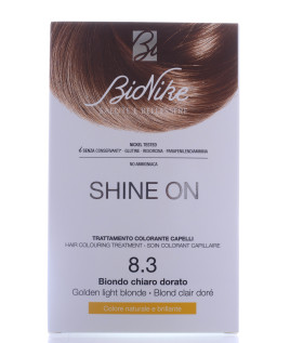 BIONIKE SHINE ON Trattamento colorante capelli BIONDO DORATO 8.3