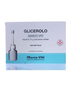 Glicerolo Marco Viti 6 contenitori soluzione rettale  6,75 g