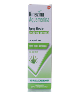 Rinazina Aquamarina spray nasale soluzione isotonica con aloe 100 ml