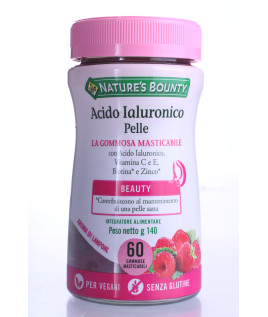 Nature's Bounty Acido Ialuronico Pelle 60 Gommose Masticabili 