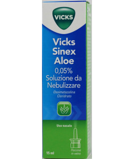 VICKS SINEX ALOE 0,05% NEBULIZZATORE 15ML spray nasale 