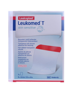 Leukomed T Skin Sensitive  Medicazione trasparente adesivo in silicone 8x10