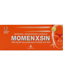 MOMENXIN 200/30MG 12CPR FILM RIV