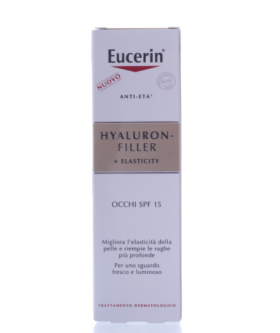 Eucerin Hyaluron-filler + Elasticity contorno occhi SPF15 15 ml