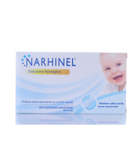 Narhinel soluzione fisiologica 20 flaconcini monodose 5 ml