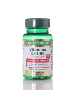 Nature's bounty Vitamina D3 1000 100 tavolette 