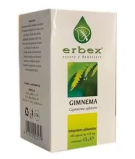 GIMNEMA 100CPS 430MG ERBEX