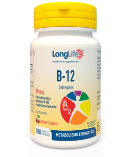 LONGLIFE B12 50MCG SUBL 100CPR