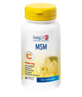 LONGLIFE MSM 1000MG 60TAV