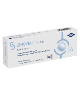 SINOVIAL 16 0,8% 16MG/2ML 1F