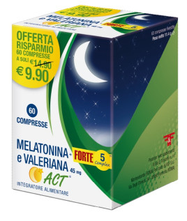 MELATONINA ACT+FT 5+VAL 60CPR