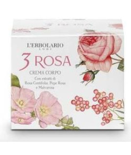 ERBOLARIO 3 ROSA CR CORPO 200ML