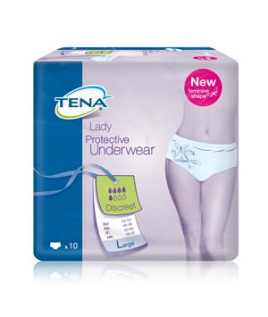 Tena Lady Pants Discreet L 10 pz