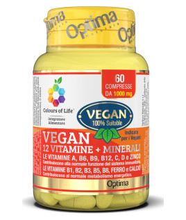 VEGAN 12 VIT+MIN 60CPR OPTIMA