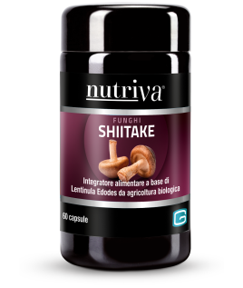 NUTRIVA SHITAKE 60CPS VEG