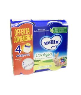 MELLIN-OMO.CONIGLIO 4X80G