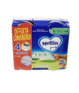 MELLIN-OMO.VITELLO 4X80G