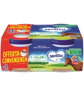 MELLIN-OMO.CAVALLO 4X80G