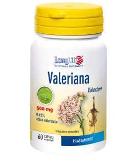 LONGLIFE VALERIANA 60CPS 500MG