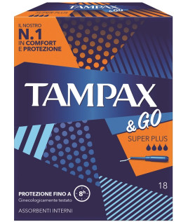TAMPAX &GO SUPER PLUS 18PZ 0792