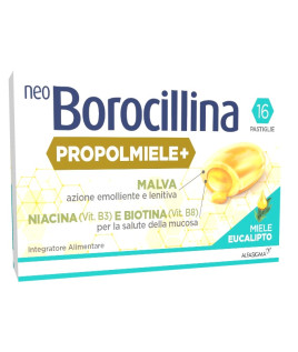 Neoborocillina Propolmiele+  miele eucalipto 16 pastiglie