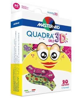 QUADRA CER 3D GIRL 20PZ ASSORT