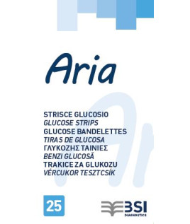 STRISCE MIS GLICEMIA ARIA 25PZ