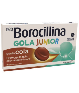 Neoborocillina Gola Junior 15 pastiglie gusto cola