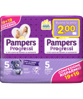 PAMPERS PROGRESSI JUN 38PZ  0243