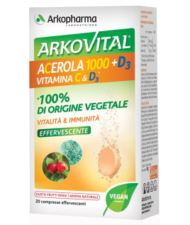 ARKOVITAL ACEROLA 1000+D3 VIT