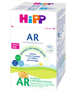 HIPP LATTE AR C/METAFOLINA 600G