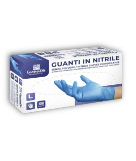 GUANTI NITR S/POL M 100PZ GAMMAD