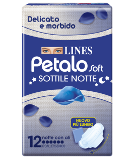 LINES PETALO SOFT NOTTE 12PZ
