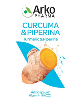 ARKOCPS CURCUMA+PIPERINA130CPS<