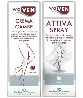 WAVEN CREMA GAMBE 100ML+ATTIVA