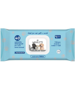 SALVIETTINE PETS TALCO 40 PZ