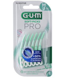 GUM SOFT PICK PRO MEDIUM 12PZ