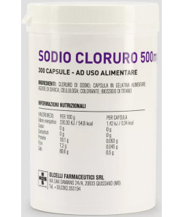 SODIO CLORURO 300CPS 500MG OLCEL