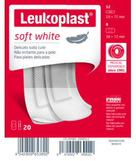 Leukoplast Soft White 20pz Ass