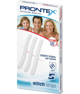 PRONTEX STITCH STRIPS 6X75 10P