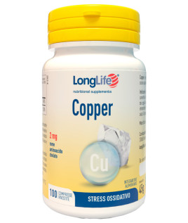 LONGLIFE COPPER 2MG 100CPR RIV