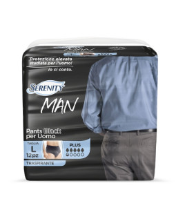 SERENITY MAN PANTS BLACK L 12P